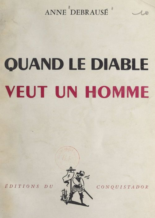Couverture ebook de Quand le diable veut un homme, de Anne Debrause