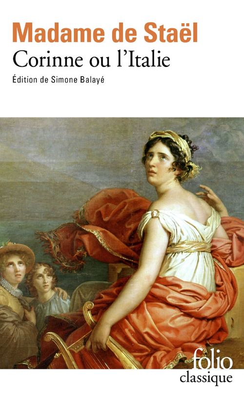 Couverture ebook de Corinne ou l'Italie, de Madame de Staël