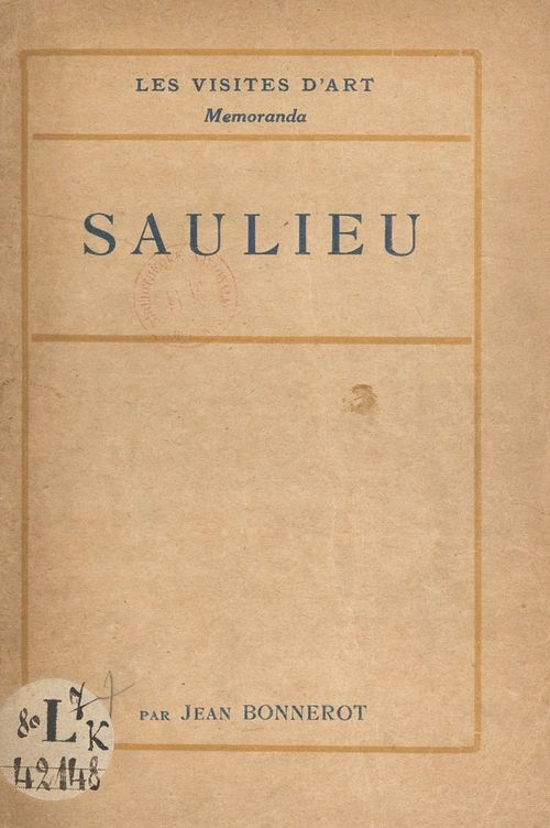 Couverture ebook de Saulieu et Thil-en-Auxois, de Jean Bonnerot