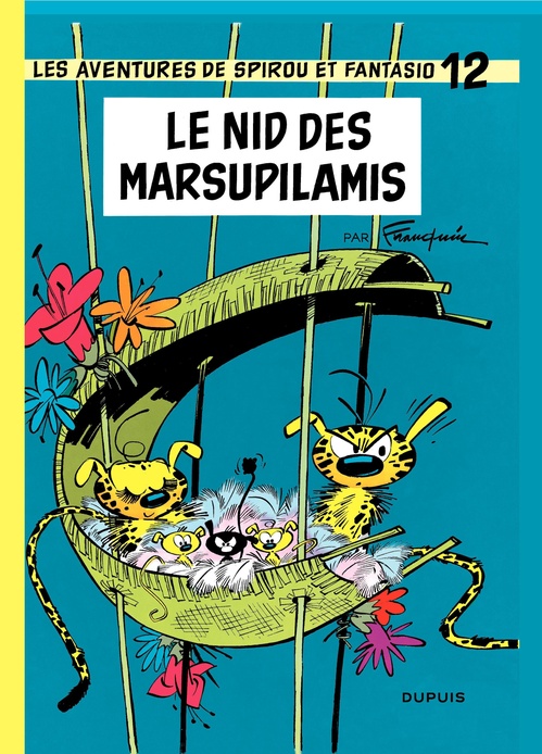 Couverture ebook de Spirou et Fantasio - Tome 12 - Le nid des Marsupilamis, de André Franquin