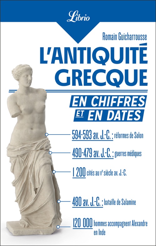 ebook cover of L'Antiquité grecque en chiffres et en dates, by Romain Guicharrousse