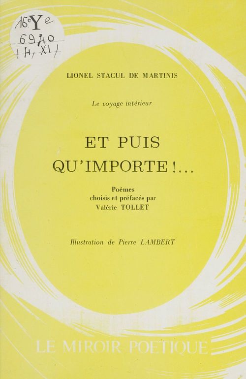 ebook cover of Le voyage intérieur. Et puis qu'importe !..., by Lionel Stacul De Martinis