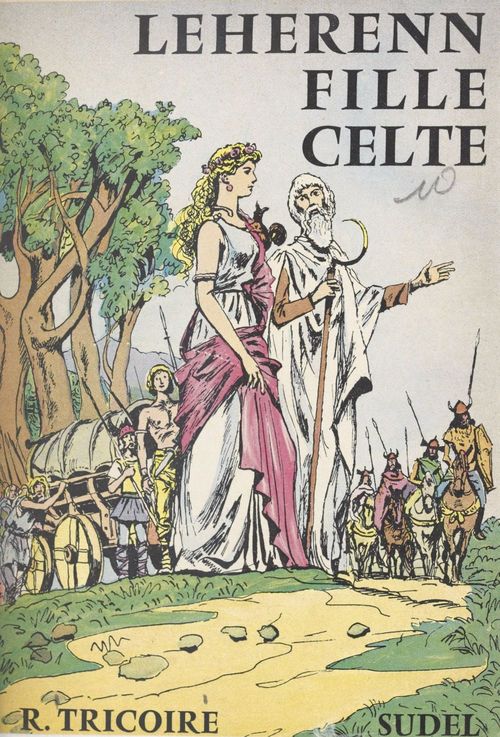 Couverture ebook de Leherenn, fille celte, de Raymonde Tricoire