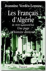 ebook cover of Les Français d'Algérie, by Jeannine Verdès-Leroux