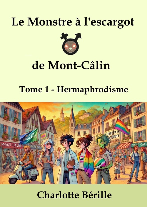Couverture ebook de Le Monstre à l'Escargot de Mont-Câlin - Tome 1 : Hermaphrodisme, de Charlotte Berille