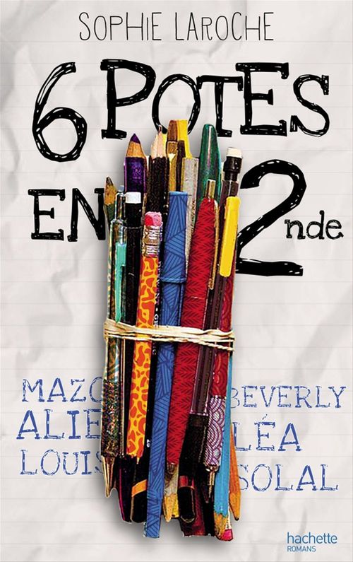 Couverture ebook de 6 potes en 2de, de Sophie Laroche