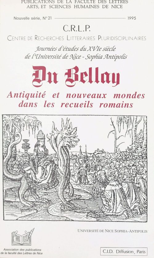 ebook cover of Du Bellay : Antiquité et nouveaux mondes dans les recueils romains, by J Rieu
