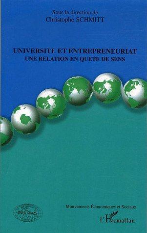 ebook cover of Université et entrepreneuriat, by