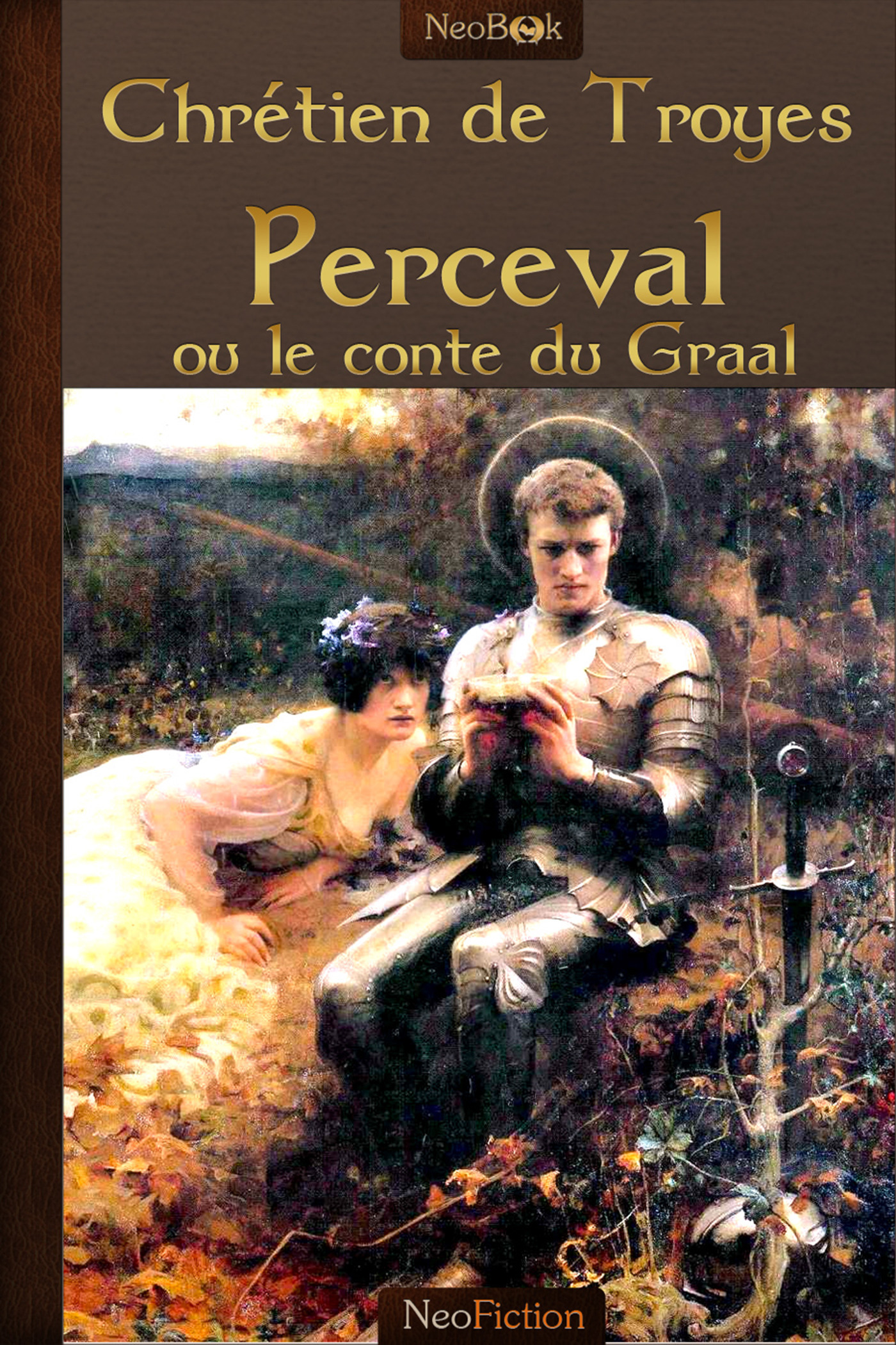 Couverture ebook de Perceval ou le conte du Graal, de Chrétien de Troyes