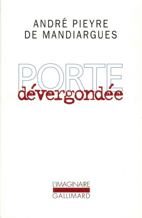 ebook cover of Porte dévergondée, by André Pieyre de Mandiargues