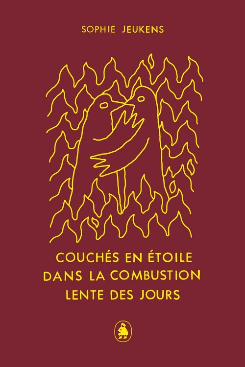 Couverture ebook de Couchés en étoile dans la combustion lente des jours, de Sophie Jeukens