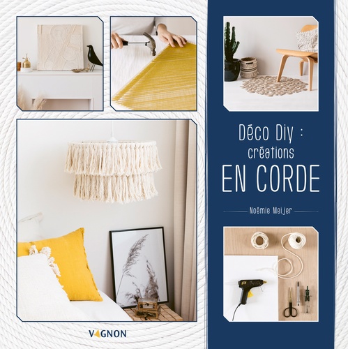 ebook cover of Déco DIY : mes créations en corde, by Noémie Meijer