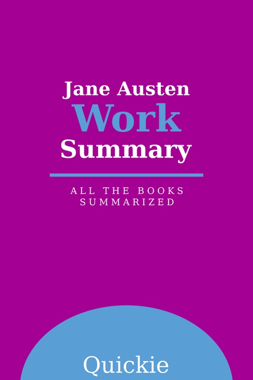 Couverture ebook de Jane Austen Work Summary, de Viteuf