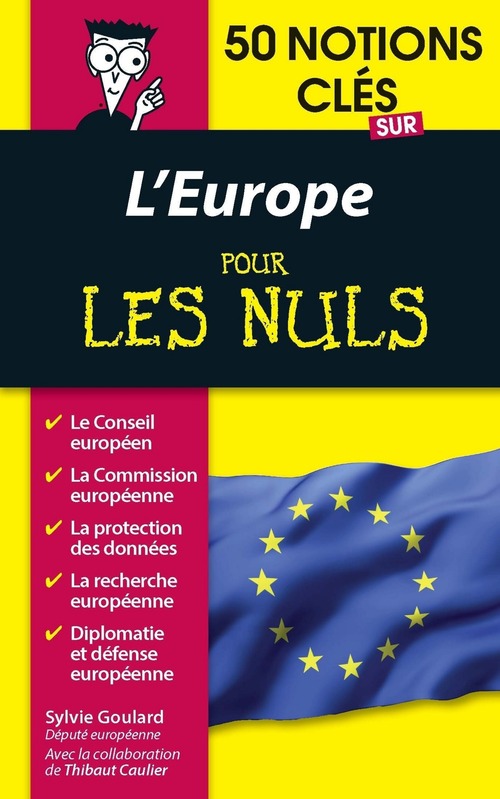ebook cover of 50 notions clés sur l'Europe pour les Nuls, by Sylvie Goulard