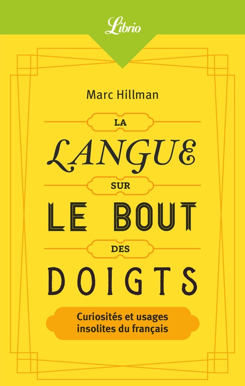 Couverture ebook de La langue sur le bout des doigts, de Marc Hillman