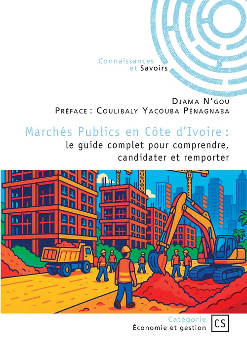Couverture ebook de Marchés Publics en Côte d'Ivoire, de Djama N'Gou
