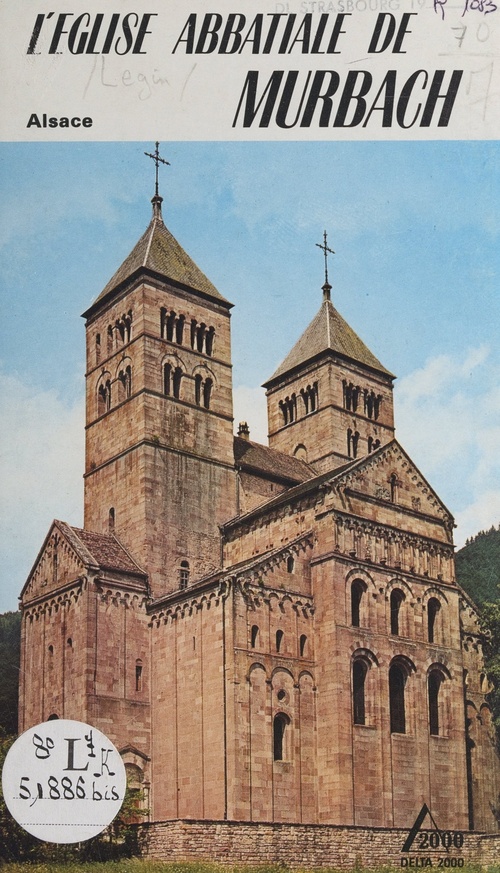 Couverture ebook de L'église abbatiale de Murbach (Alsace), de Philippe Legin
