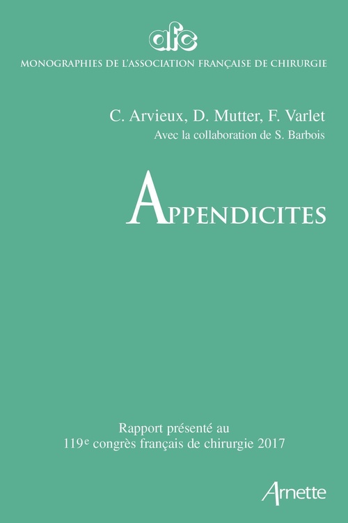 Couverture ebook de Appendicites, de Catherine Arvieux