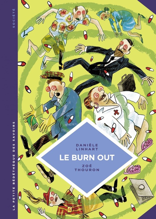 Couverture ebook de La petite Bédéthèque des Savoirs - Le Burn out, de Danièle Linhart