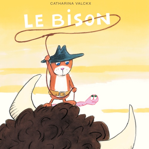 audiobook cover of Le bison, by Catharina Valckx