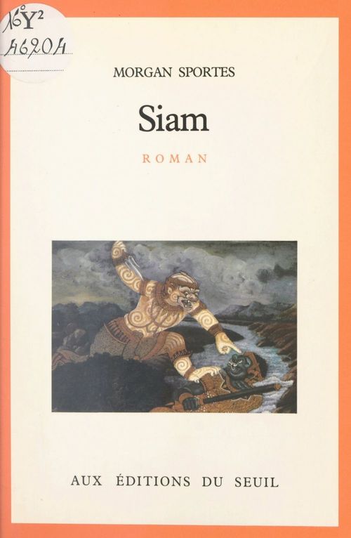 Couverture ebook de Siam, de Morgan Sportès