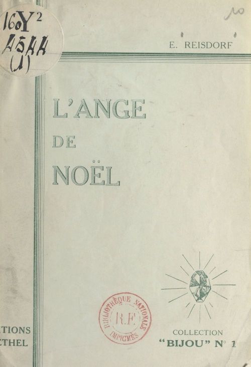 ebook cover of L'ange de Noël, by E. Reisdorf