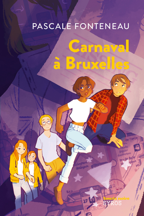 Couverture ebook de Carnaval à Bruxelles, de Pascale Fonteneau