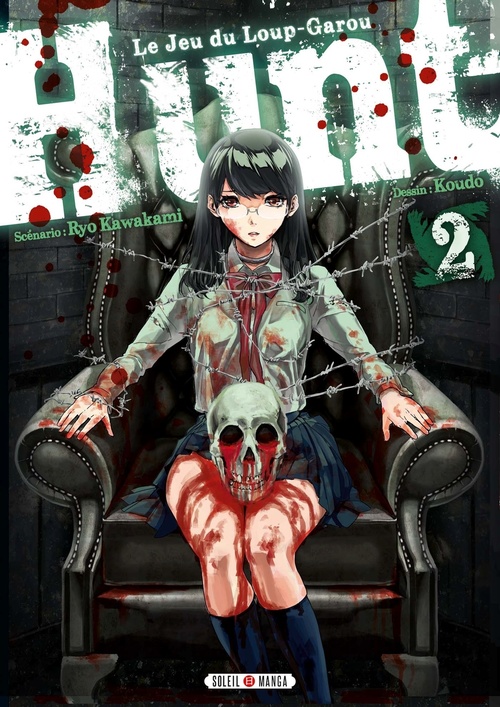 Couverture ebook de Hunt - Le jeu du Loup-garou T02, de Ryo Kawakami