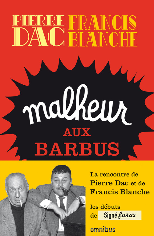 Couverture ebook de Malheur aux barbus, de Pierre Dac, Francis Blanche