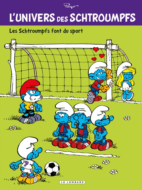 Couverture ebook de L'Univers des Schtroumpfs - Tome 6 - Les Schtroumpfs font du sport, de Peyo