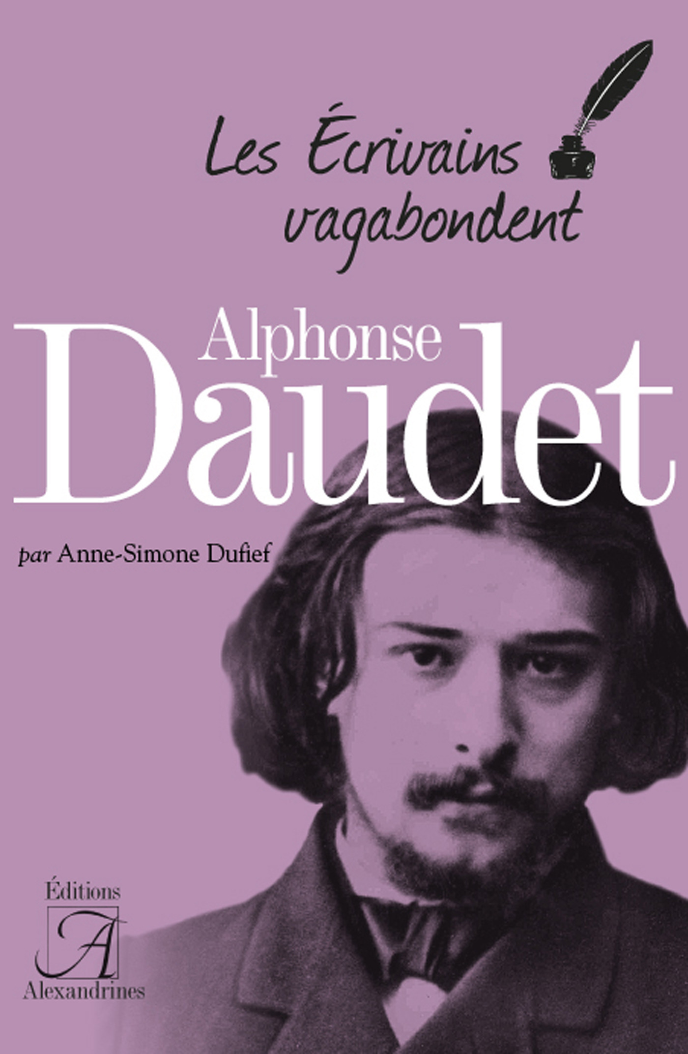 Couverture ebook de Alphonse Daudet, de Anne-simone Dufief