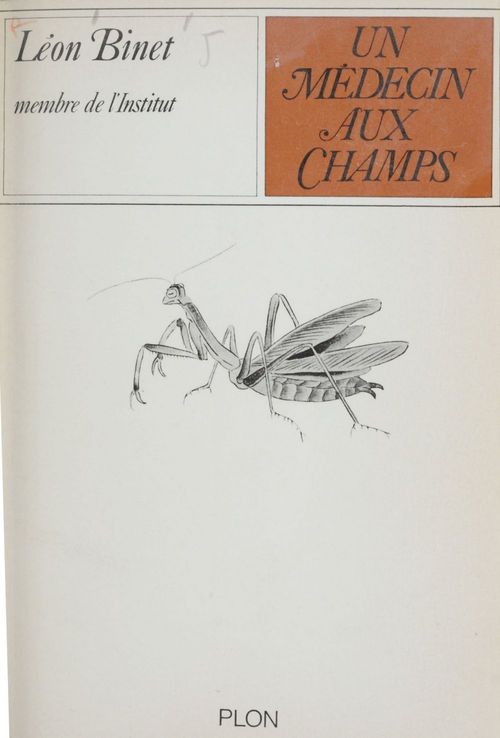ebook cover of Un médecin aux champs, by Léon Binet