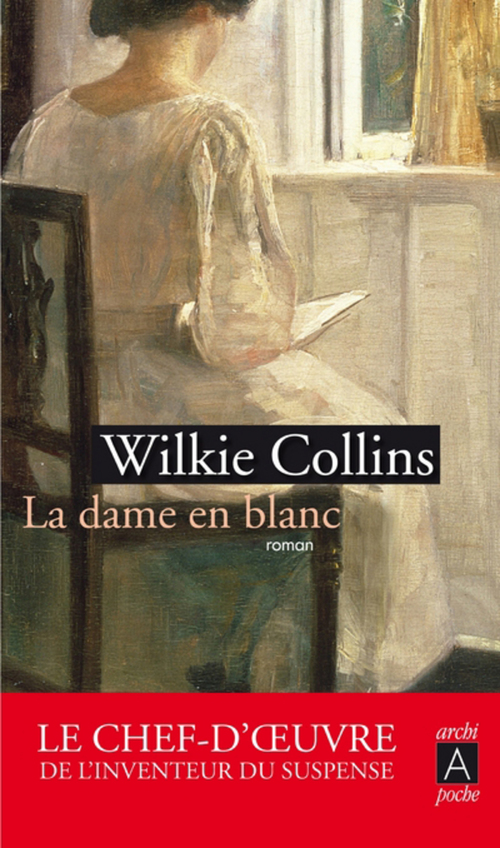 Couverture ebook de La dame en blanc, de Wilkie Collins