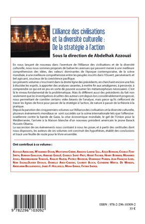 Couverture ebook de L'Alliance des civilisations et la diversité culturelle: de la stratégie à l'action, de Abdelhak Azzouzi