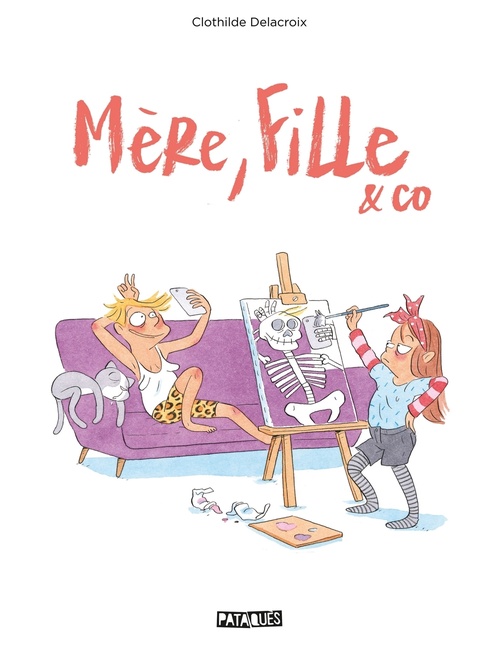 Couverture ebook de Mère, fille et co, de Clothilde Delacroix
