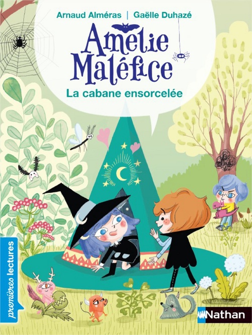 Couverture ebook de Amélie Maléfice - La cabane ensorcelée, de Arnaud Alméras, Gaëlle Duhazé