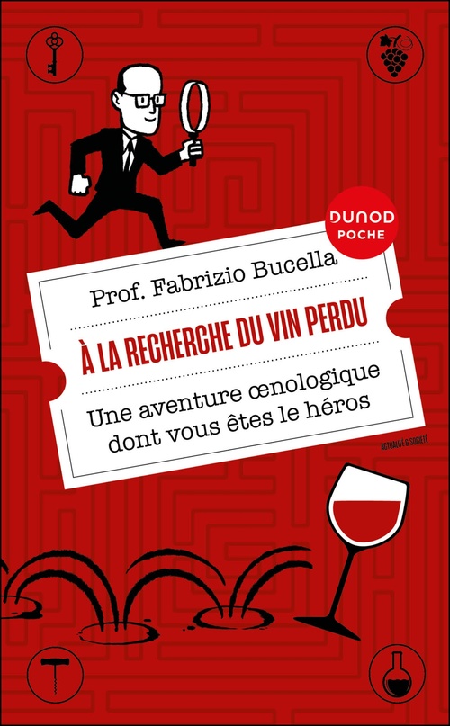 ebook cover of A la recherche du vin perdu, by Fabrizio Bucella