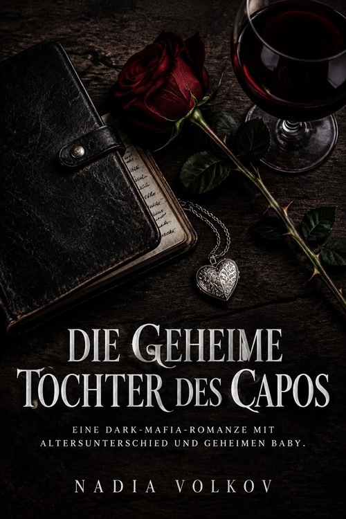 Couverture ebook de Die geheime Tochter des Capos, de Nadia Volkov