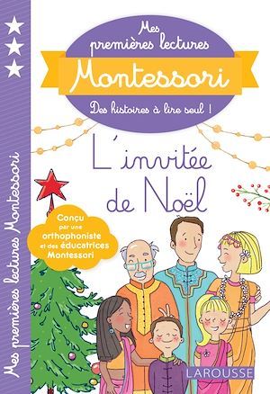 Couverture ebook de Mes premières lectures Montessori, L'invitée de Noël, de Anaïs Galon