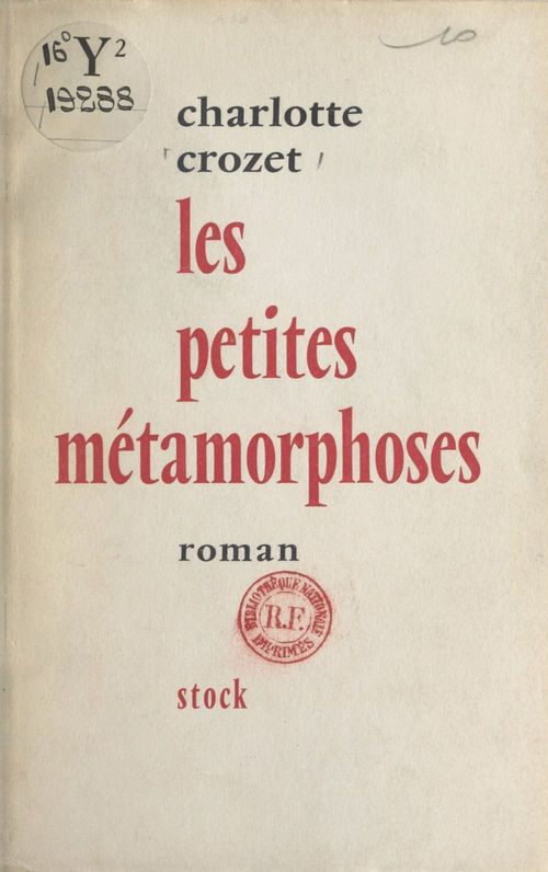 ebook cover of Les petites métamorphoses, by Charlotte Crozet