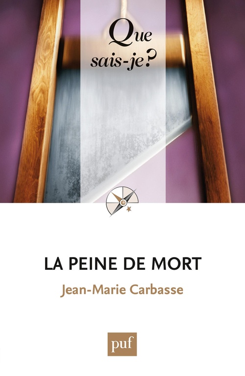 ebook cover of La peine de mort, by Jean-Marie Carbasse