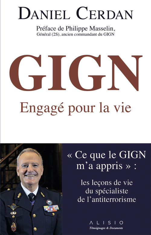 Couverture ebook de GIGN : engagé pour la vie, de Daniel Cerdan