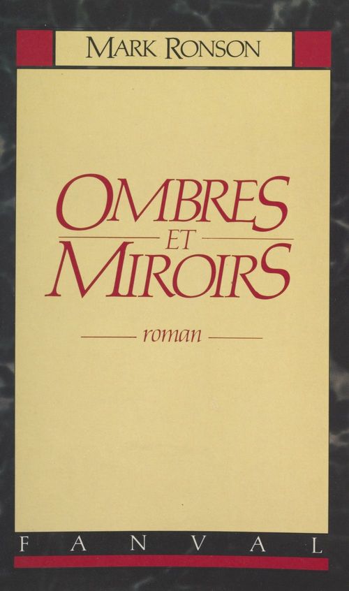 ebook cover of Ombres et miroirs, by Mark Ronson