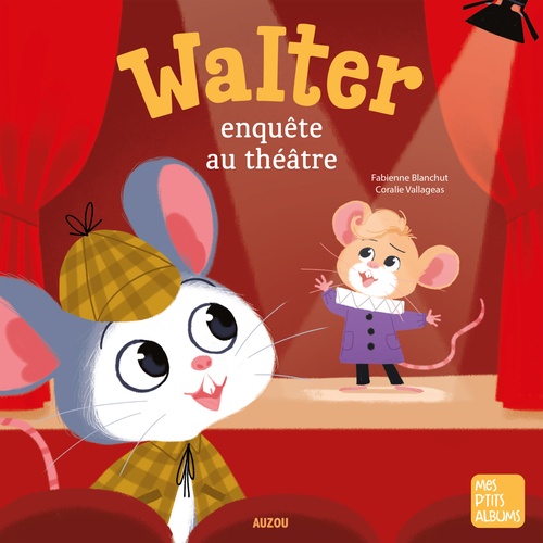 Couverture audiobook de Walter enquête au théâtre, de Fabienne Blanchut