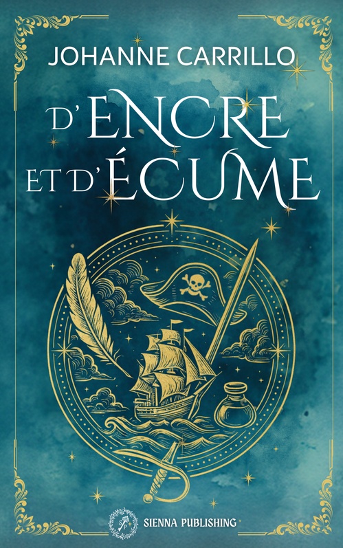 ebook cover of D'Encre et d'Écume, by Johanne Carrillo