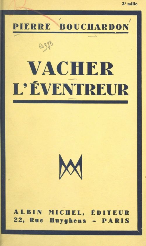 ebook cover of Vacher, l'éventreur, by Pierre Bouchardon