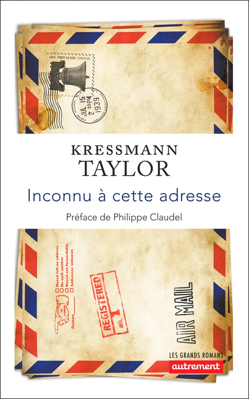 ebook cover of Inconnu à cette adresse, by Kathrine Kressmann Taylor