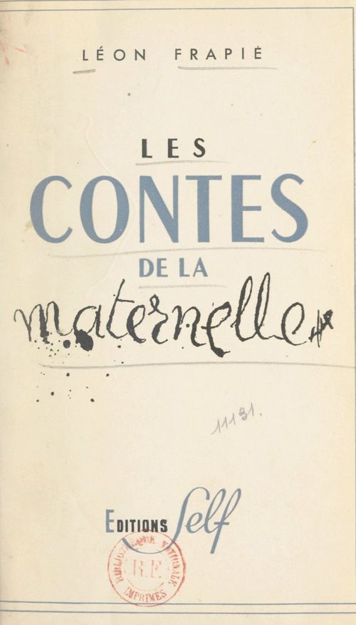 Couverture ebook de Les contes de la maternelle, de Léon Frapié