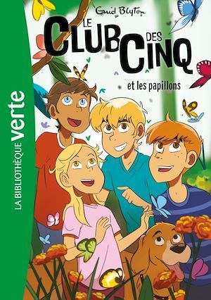 ebook cover of Le Club des Cinq 17 NED - Et les papillons, by Enid Blyton
