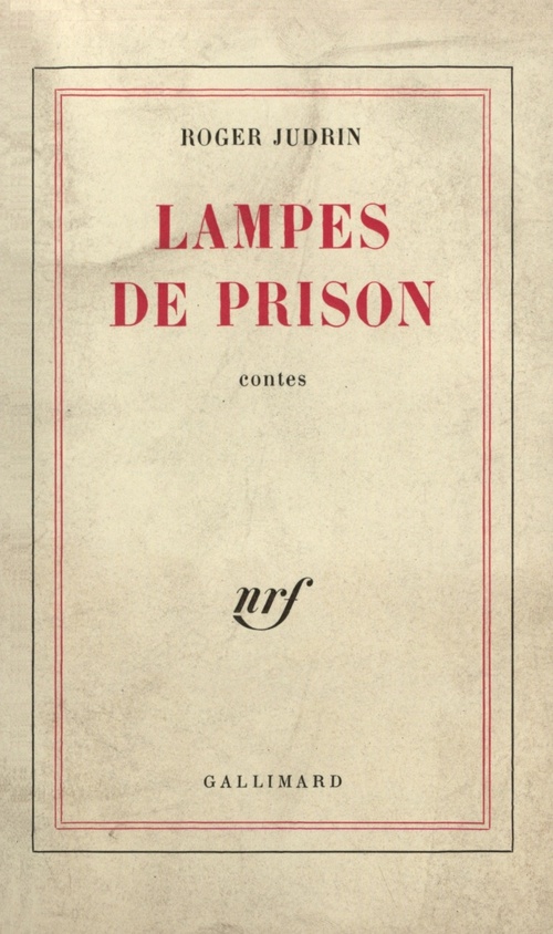 Couverture ebook de Lampes de prison, de Roger Judrin